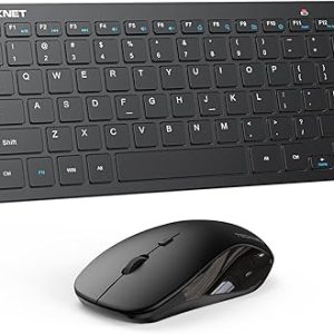 TECKNET Wireless Keyboard and Mouse Combo, 2.4G Silent Set