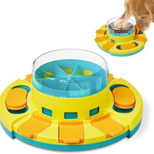 Potaroma 2-Level Dog Puzzle Toy Slow Feeder Treat Dispenser