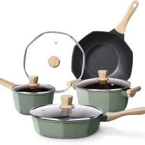 RealCool 8-Piece Nonstick Induction Pots and Pans Set