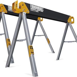ToughBuilt TB-C500-2 Folding Sawhorse 2-Pack 2200 lb Capacity