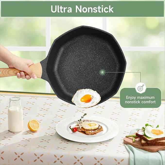 RealCool 8-Piece Nonstick Induction Pots and Pans Set - Image 4