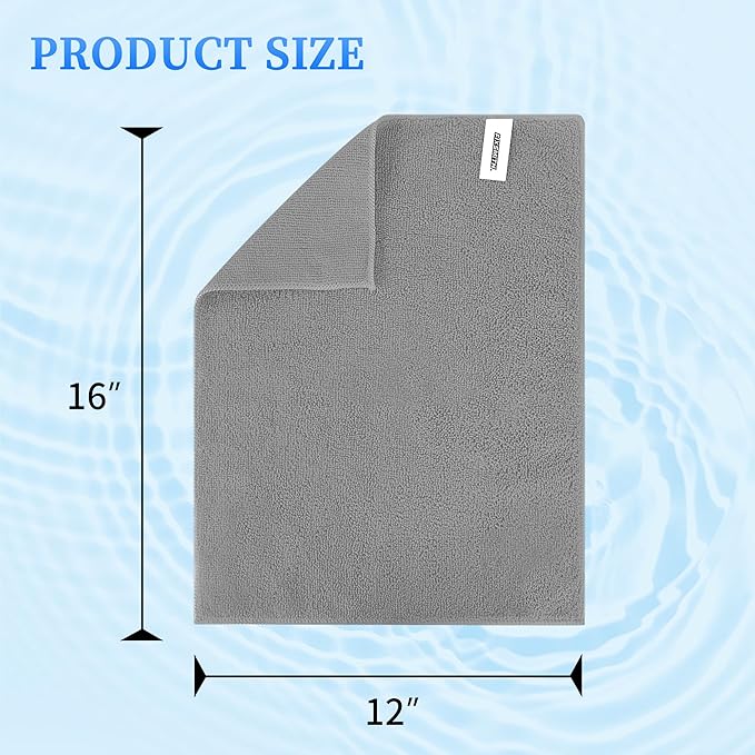FIXSMITH Microfiber Cleaning Cloths 24 Pack 12 x 16 in Lint-Free - Image 2