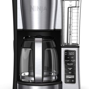 Ninja 12-Cup Programmable Coffee Maker, 60 oz, Black/Stainless