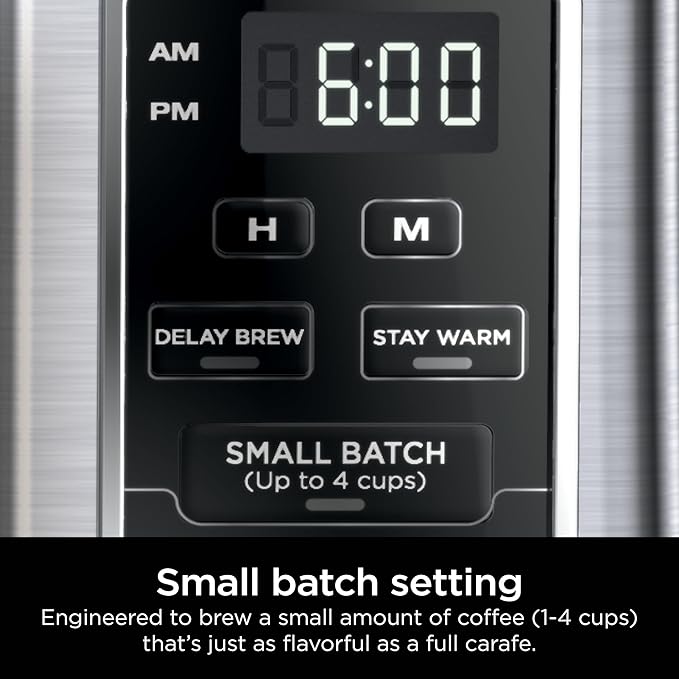 Ninja 12-Cup Programmable Coffee Maker, 60 oz, Black/Stainless - Image 2