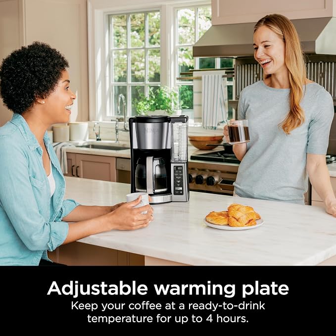 Ninja 12-Cup Programmable Coffee Maker, 60 oz, Black/Stainless - Image 3