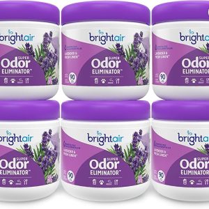 Bright Air Super Odor Eliminator 14 oz, Lavender, 6-Pack